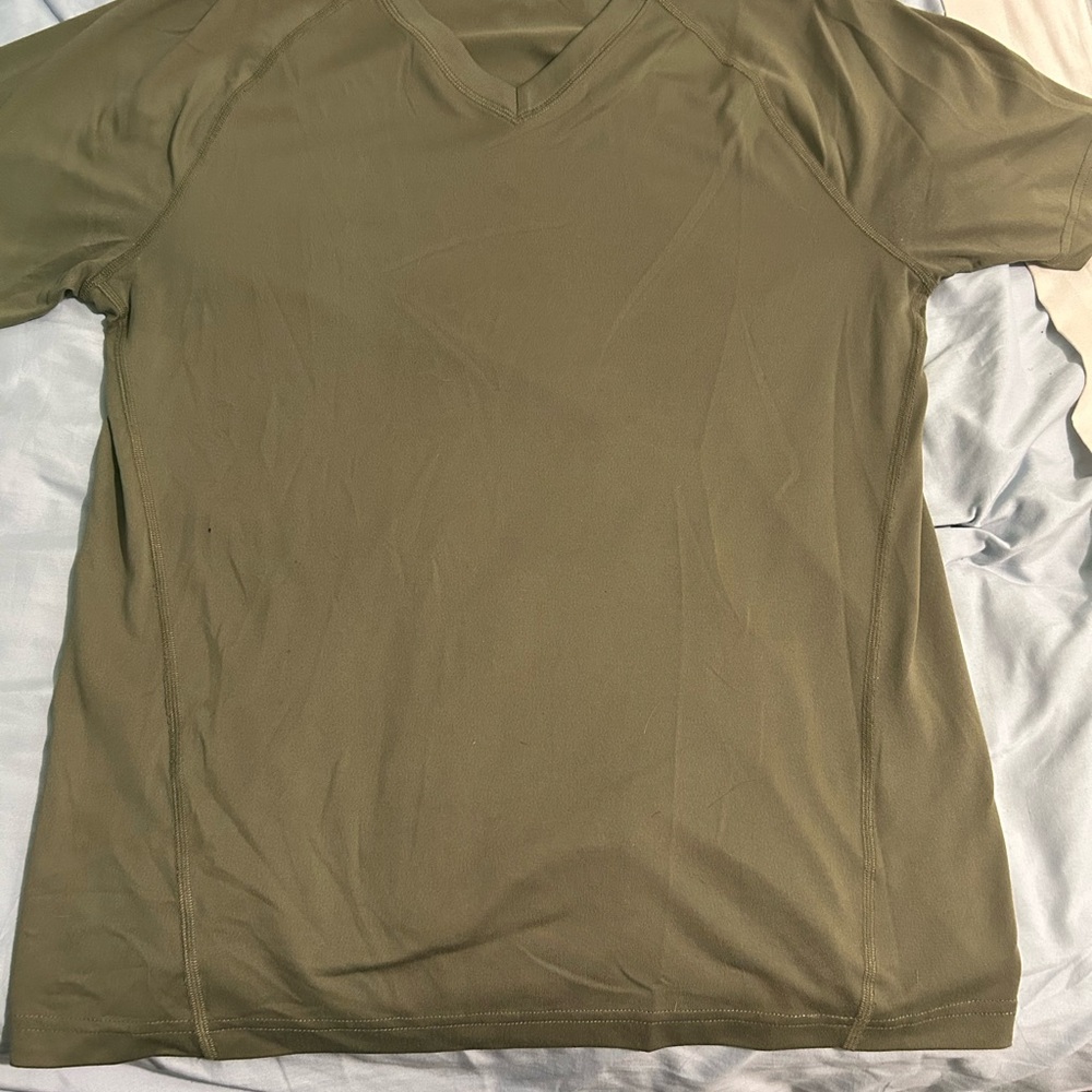 Olive Green Men's Shirt